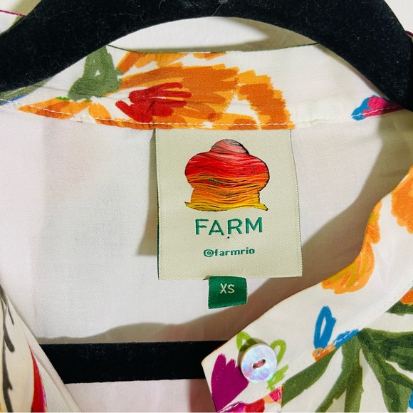 Farm Rio Spring Bananas Belt Mini Dress - Picture 7 of 7